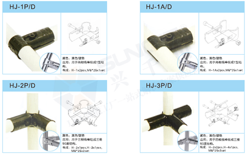 精益管配件连接件型号集锦