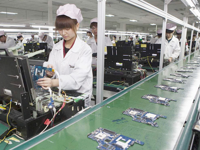 武汉某电脑企业柔性生产线案例