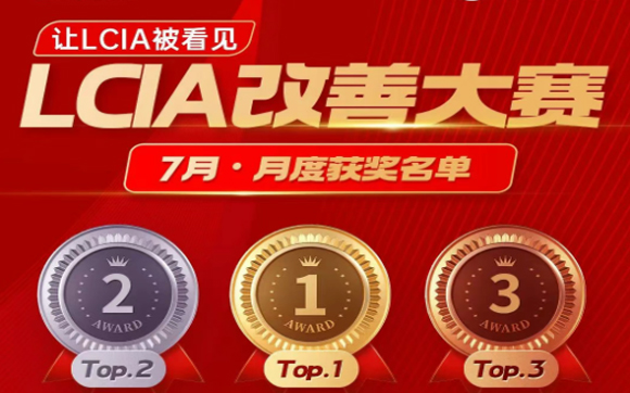 7月份优秀LCIA视频大赛 | 获奖名单公布啦！