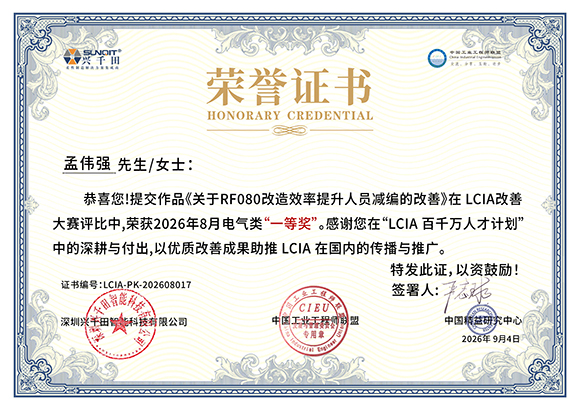 <a href='/zhinengyingyuan.htm' class='keys' title='点击查看关于LCIA的相关信息' target='_blank'>LCIA</a>-PK-202608017 孟伟强