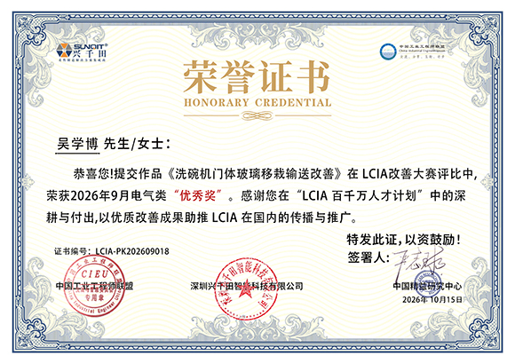 <a href='/zhinengyingyuan.htm' class='keys' title='点击查看关于LCIA的相关信息' target='_blank'>LCIA</a>-PK202609018 吴学博