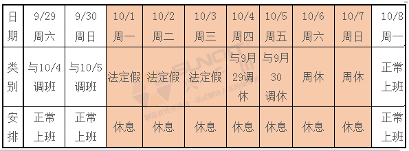 兴千田关于2018年中秋、国庆放假通知！