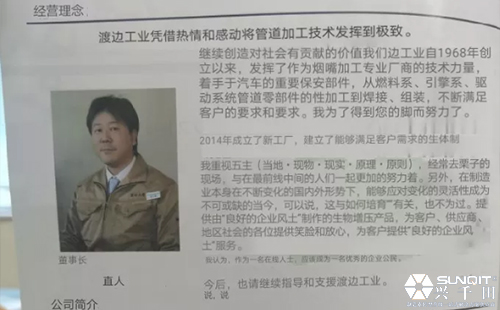 孔德高参观日本LCIA研修渡边工业分享