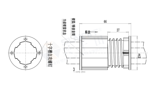 高度调节限位器尺寸图