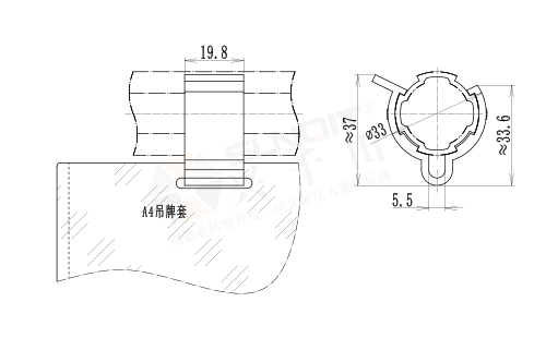 吊牌卡扣尺寸图