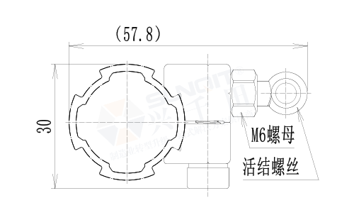 功能辅件B与活节螺丝套件尺寸图