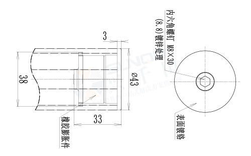 43金属堵头尺寸图