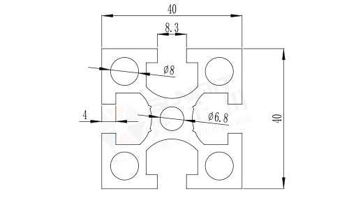 4040国标型材B