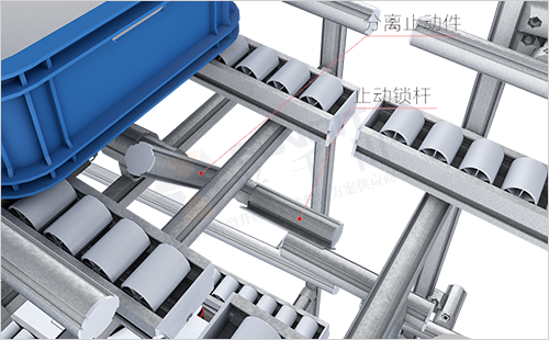 AGV周转车+物料架(单侧型)