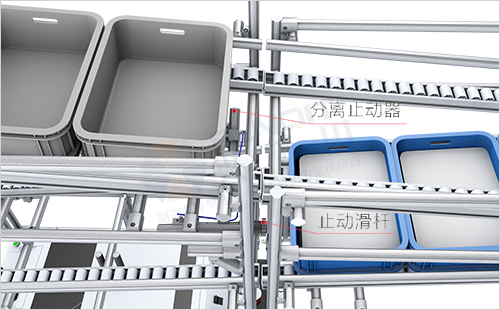 AGV周转车+物料架(前进后进型)