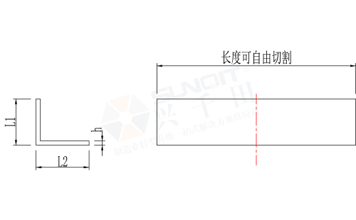 L型数据挡边