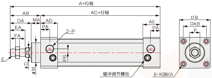 气缸承受力计算公式