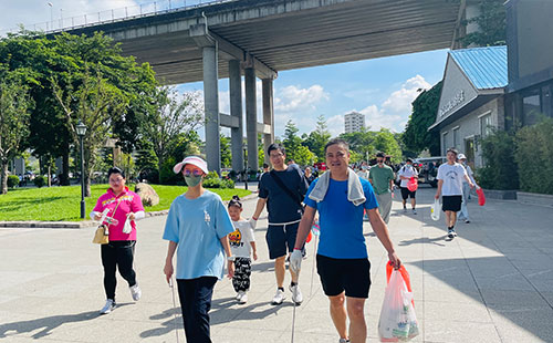 阳台山爱护环境公益活动